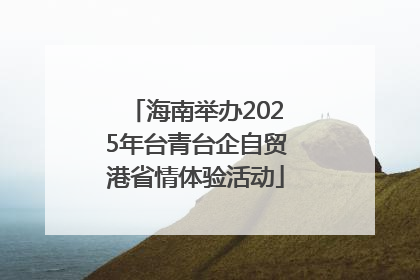 海南举办2025年台青台企自贸港省情体验活动